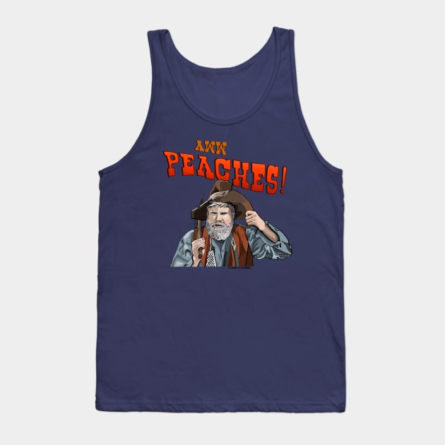 Gus Chiggins- Aww Peaches Tank Top by FanboyMuseum